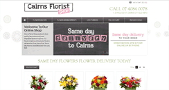 Desktop Screenshot of cairnsfloristshop.com.au